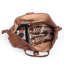 Load image into Gallery viewer, THEO TRAVEL BAG - VINTAGE TAN